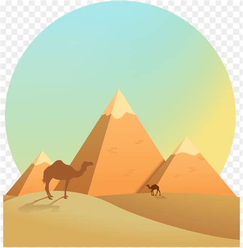 Egyptian Pyramids Ancient Illustration Ancient Egypt Pyramids Cartoo