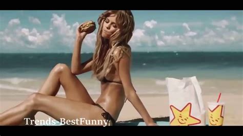 Funniest Sexy Banned Commercials Hottest Carls Jr Ads Compilatio