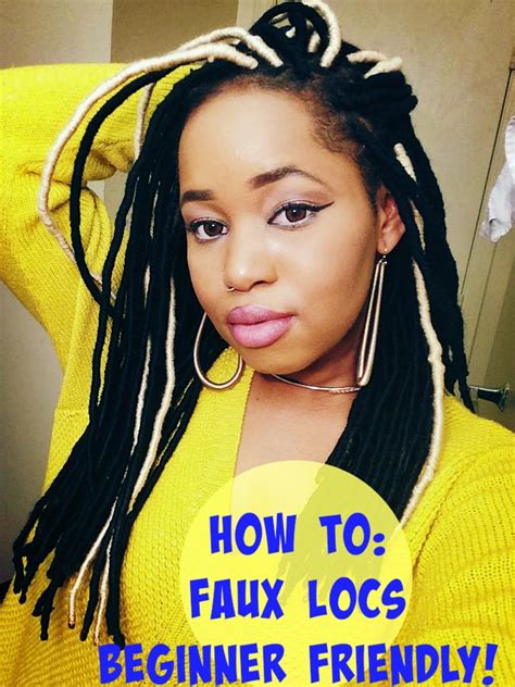 How To Faux Locs Yarn Dreads Beginner Friendly Faux Locs