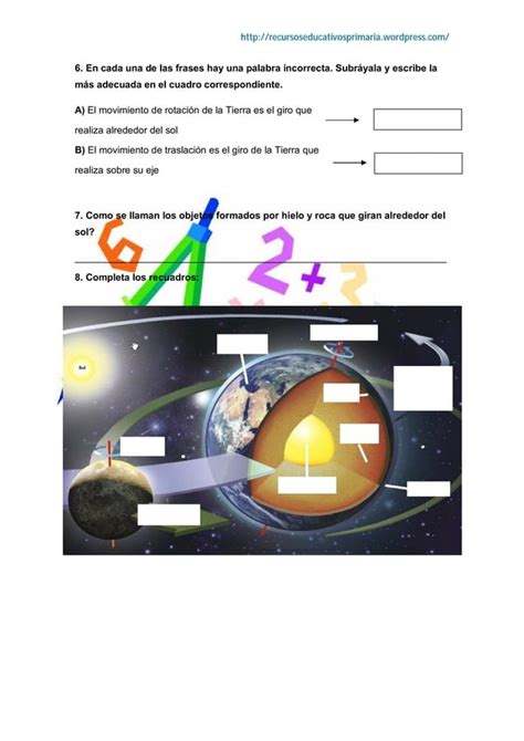 Modelos De Examanes El Universo Y Sistema Solar PDF Descarga Gratuita