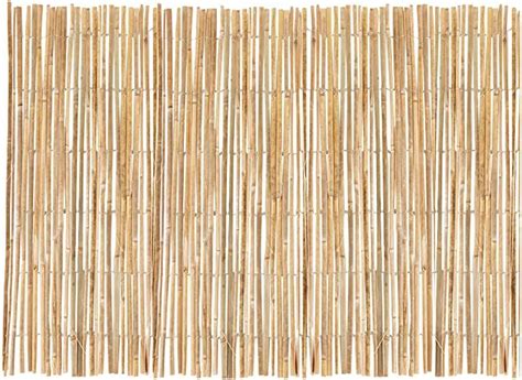 Forever Bamboo Natural Split Rolled Bamboo Fence Panel for Garden ...