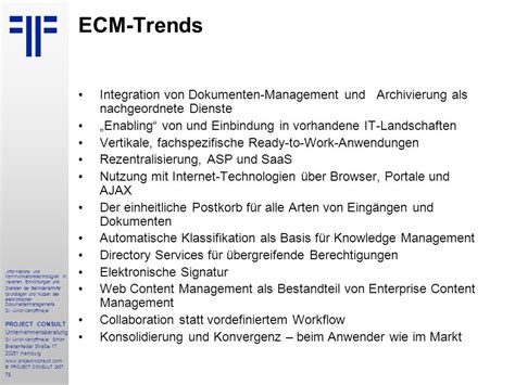 Grundlagen Und Nutzen Des Elektronischen Dokumentenmanagements Ppt