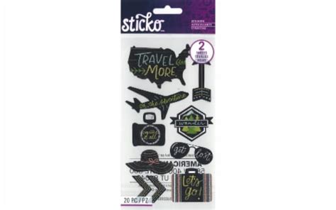 EK Sticko Sticker Chalk Travel 1 Kroger