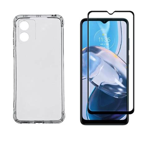 Capa Capinha Proteção Película 3d Para Motorola Moto E13 CCS Kit