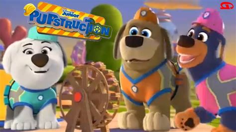 Pupstruction Disney Junior PUZZLES YouTube