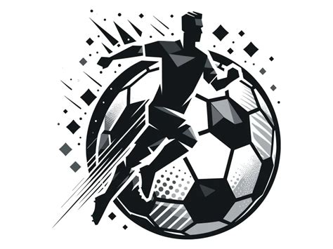 Football Player Logo Template PNG vector in SVG, PDF, AI, CDR format