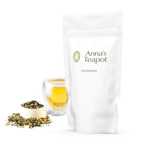 Annas Teapot Bio Genmaicha Tee Lose Blätter Japanischer Grüntee