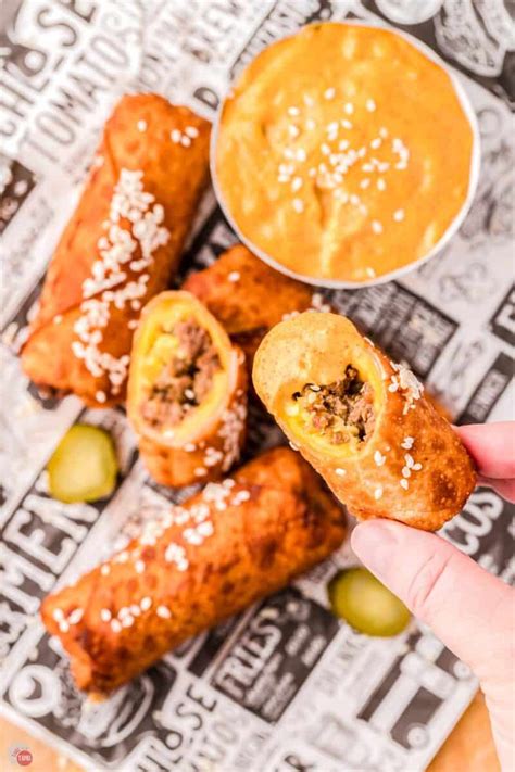 Crispy Big Mac Egg Rolls Take Two Tapas