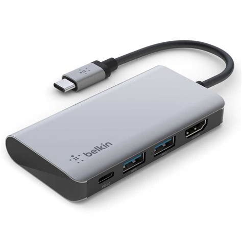 Adaptateur Usb C Belkin En K Hdmi Usb C Usb A