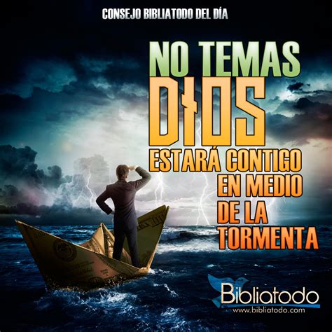 No Temas Dios Estar Contigo En Medio De La Tormenta Imagenes Cristianas