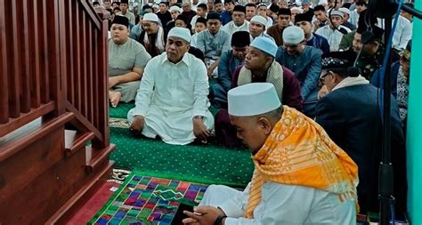 Bupati Dan Wabup Madina Salat Idul Adha Di Masjid Agung Nur Ala Nur