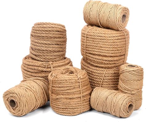 Amazon Glarks Mm X Feet Natural Jute Twine Well Braided Jute