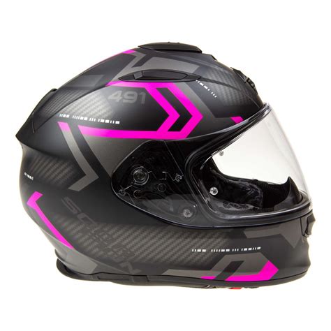 Casque intégral Scorpion EXO 491 Spin noir rose mat ECE 22 06