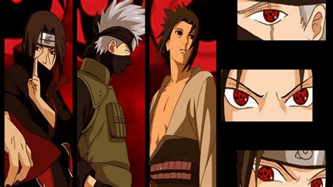 🥇 Naruto Shippuden Itachi Sharingan Mangekyou Kakashi Hatake Wallpaper