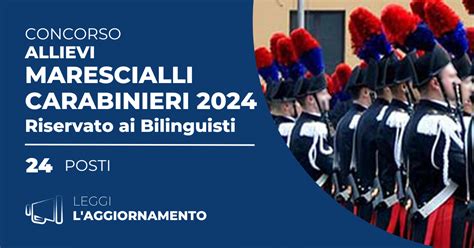 Concorso Allievi Marescialli Carabinieri Riservato Ai