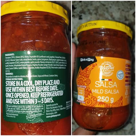 Pick N Pay Mild Salsa Review Abillion