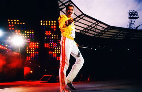 Freddie Mercury in 1986 at Wembley Stadium. Missed for 27 years today ...