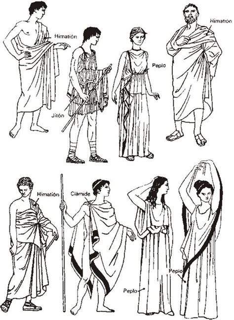 Greek Clothes Colouring Pages Ancient Greece Clothing Ancient Greek Clothing Ancient Greece