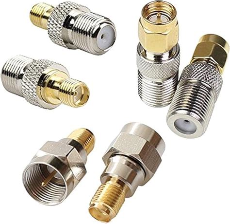 Amazon Exgoofit F Type To Sma Male Female Coax Connector Coaxial