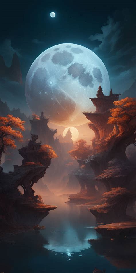 A full moon night painting by Jafor-Ahmad on DeviantArt