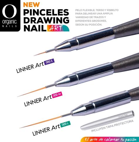 Pincel Linner Art M Organic Nails