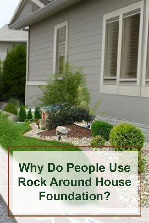 Why Do People Use Rock Around House Foundation Landscaping Around Deck