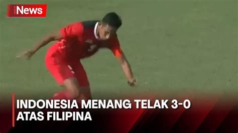 Indonesia Menang Telak Atas Filipina Marselino Pecah Kebuntuan Di