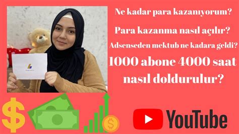 YOUTUBEDE PARA KAZANMA NE KADAR KAZANDIM YouTube