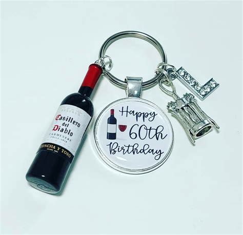 Red Wine 60th Birthday Personalised Gift Happy 60th Birthday - Etsy