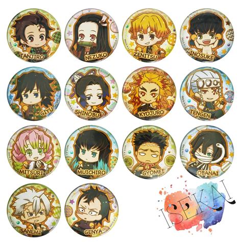 Best Value For High Quality Demon Slayer Badge Pin Brooch Anime Kimetsu