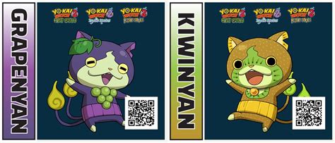 Heres Some YO KAI WATCH 2 Fruitnyan QR Codes NintendoSoup