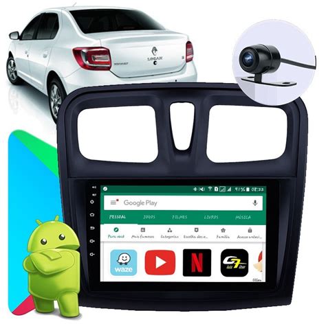 Kit Central Multim Dia Renault Logan A Gps Tela Hd