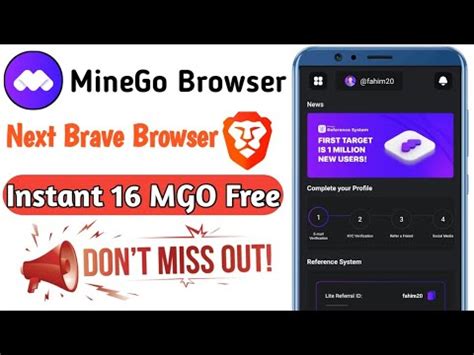 Minego Browser Instant Get Mgo Tokens Minego Web Browser