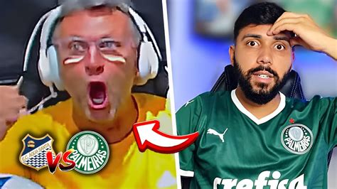 PALMEIRENSE REAGINDO A RÁDIO CRAQUE NETO ÁGUA SANTA 2X1 PALMEIRAS