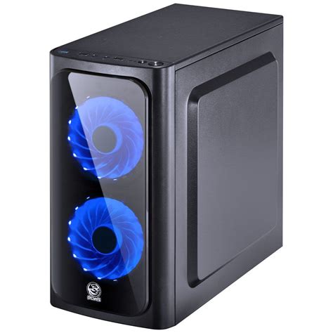 Gabinete Gamer PCyes Venus Mid Tower 2 Fans Lateral de Acrílico