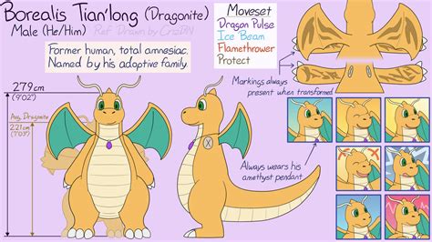 Borealis The Dragonite Ref Sheet Commission By Crizbn On Deviantart