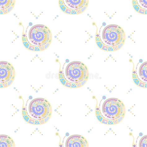 Seamless Pattern Of Decorative Color Hand Drawn Chemical Lab Scientific