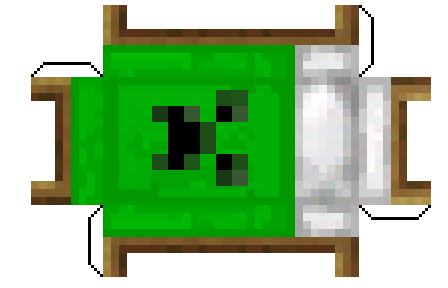 Papercraft Creeper Bed | Minecraft printables, Paper crafts, Minecraft ...