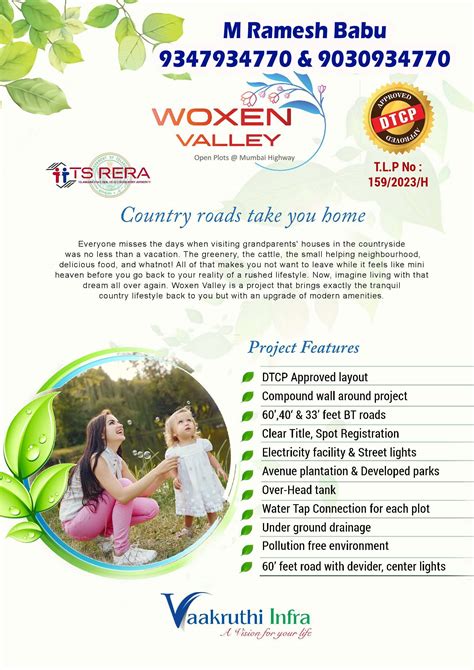 Woxen Valley Plots In Hyderabad Mumbai Highway The Digital Realty