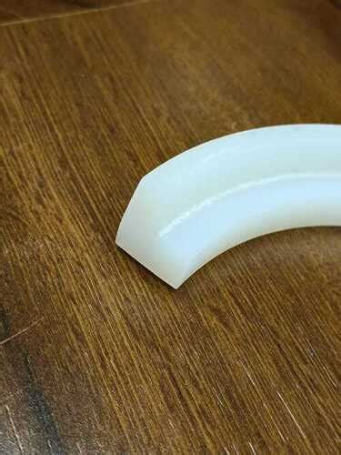 White Acrosil Polished Plain L Type Rubber Gaskets For Industrial