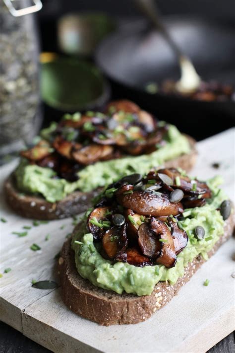 Avocado Toast Met Balsamico Champignons Artofit