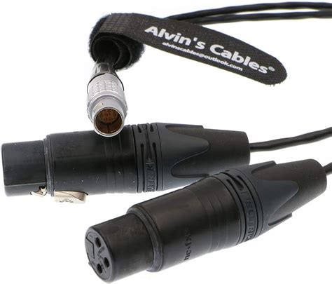 Alvin S Cables XLR Breakout Audio Input Cable For Atomos Shogun Monitor