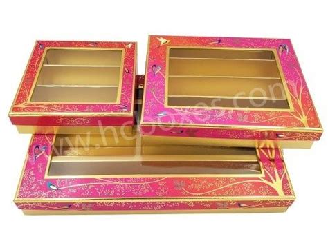 1 4kg 1 2kg 1kg Paper Glossy Lamination Finish Floral Sweet Box