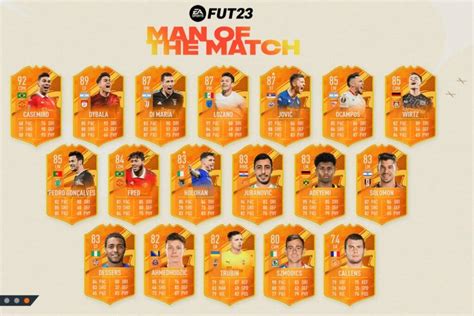 Fifa 23 Llega Una Gran Tanda De Motm Que Incluye A Dos Futbolistas Otw