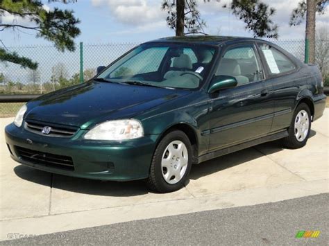 Clover Green Pearl 2000 Honda Civic Ex Coupe Exterior Photo 45582987