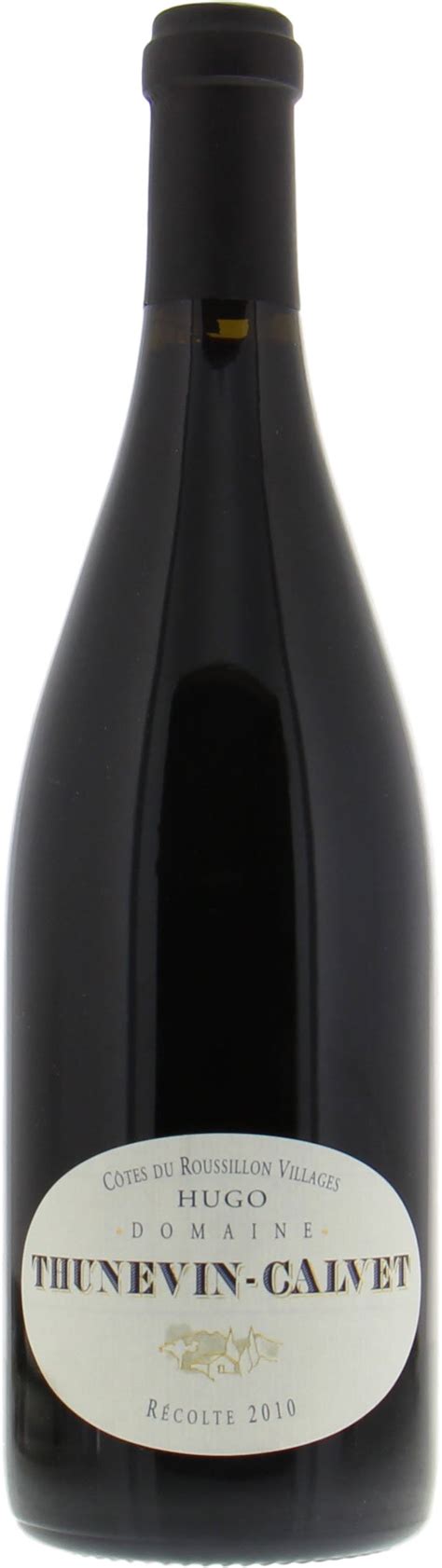 Cotes Du Roussillon Villages Hugo 2010 Thunevin Calvet Buy Online