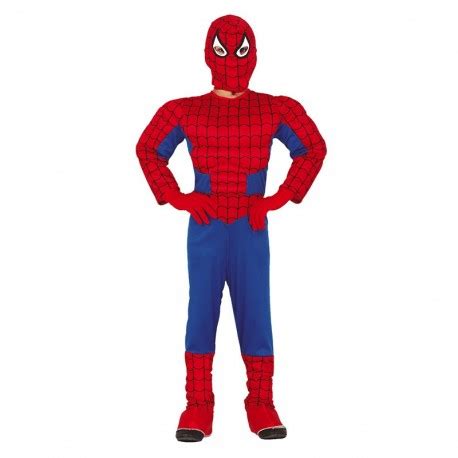 Disfraz Spiderman Musculoso Infantil Fiestasmix