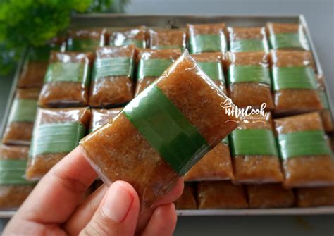 Resep Kue Wajik Ketan Gula Merah Oleh 🍰nhncook🐝 Zona Cemilan Cookpad