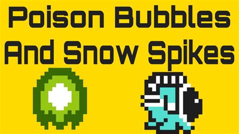 Poison Bubbles And Snow Spikes Mario Amino