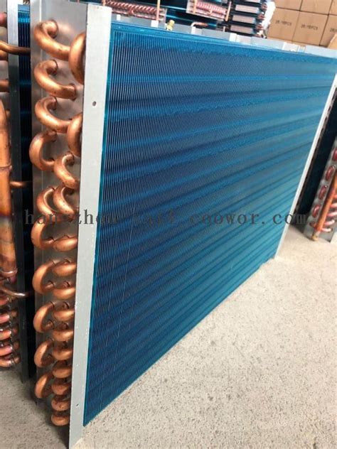 Copper Tube Aluminum Fin Evaporator Coil For Refrigerator Coowor